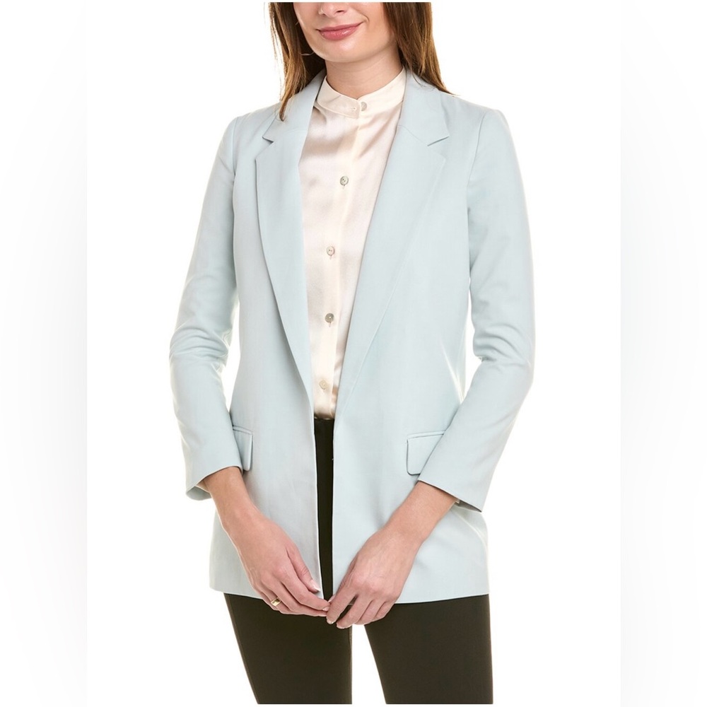 All Saints ***NEW WITH TAG*** Aleida Tri Blazer Size 4 US Iced Blue